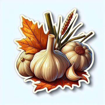 garlic and spices
