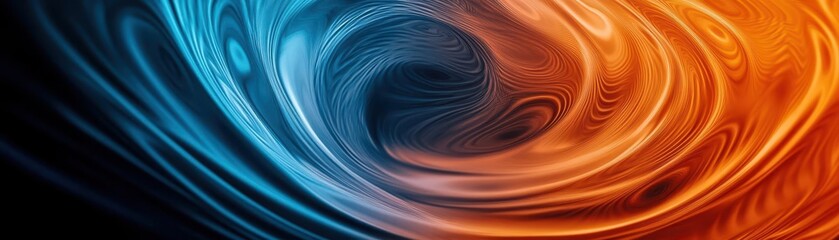 Fototapeta premium Grainy fluid circles dispersing across the canvas, deep contrast, dynamic abstract pattern