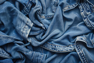 Obraz premium denim blue jeans background