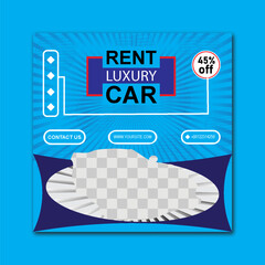 Social Media Post Car Design