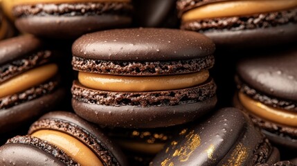The Elegant Chocolate Macarons