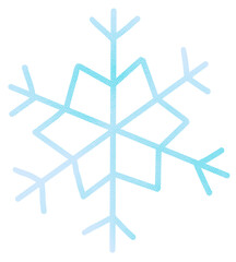 snowflake on a white background