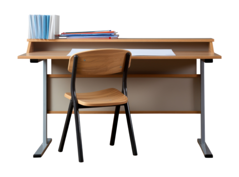 PNG Classroom desk furniture computer.