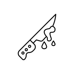 Knife vector icon