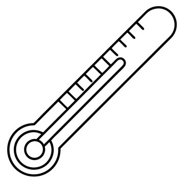 recommend clip art: thermometer outline coloring book page line art illustration digital drawing