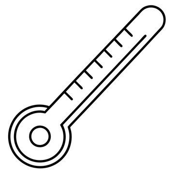 recommend clip art: thermometer outline coloring book page line art illustration digital drawing