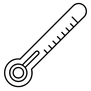 recommend clip art: thermometer outline coloring book page line art illustration digital drawing