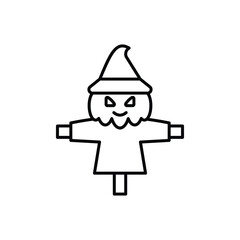 Scare Crow vector icon