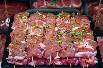 Spicy Chops, Steaks and Meat Presentations Photo, Uskudar Istanbul, Turkiye (Turkey)