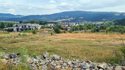 landscape around Voskopoja, Albania