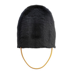 3D British Guardsman Bearskin Hat Model