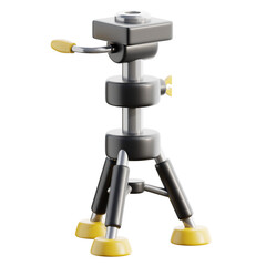 Photography Equipment 3D Tripod Illustration