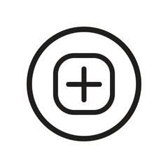 Obraz premium Out line Flat Icon Design With Circle