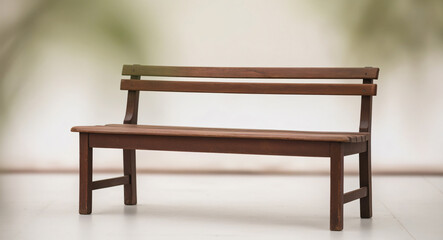 Bench in a park on sunny day