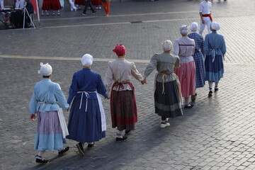 Basque folk dance exhibition
