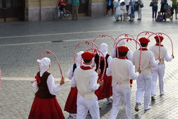 Basque folk dance exhibition