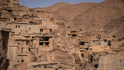 The landscape around Ait Mansour Gorge in Morocco