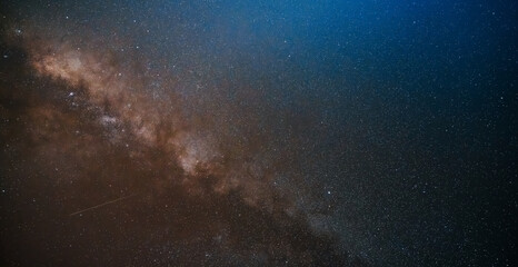 Space, stars and Milky Way. The galaxy in which our world is located, Milk way
