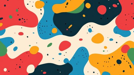 Fototapeta premium Create vibrant abstract designs with bold colors and geometric shapes for eyecatching brochure covers that stand out.