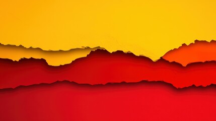 Immerse in a stylish widescreen backdrop with layered paper details, showcasing a vibrant color palette reminiscent of Spain.