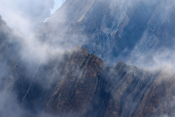 Landscape in the realm of Bamsebu in Svalbard