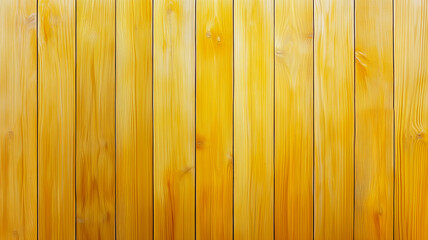 Fototapeta premium Vertical yellow timber planks background. 
