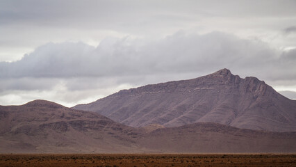 The desert landscape of Southern Morocco