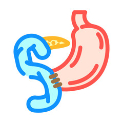 whipple procedure surgery color icon vector. whipple procedure surgery sign. isolated symbol illustration