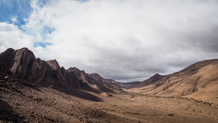 The desert landscape of Southern Morocco