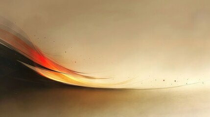 Abstract smooth wave design with warm colors and subtle gradients.