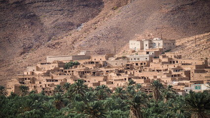 The desert landscape of Southern Morocco