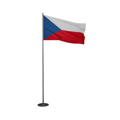 Czech Republic flag 3