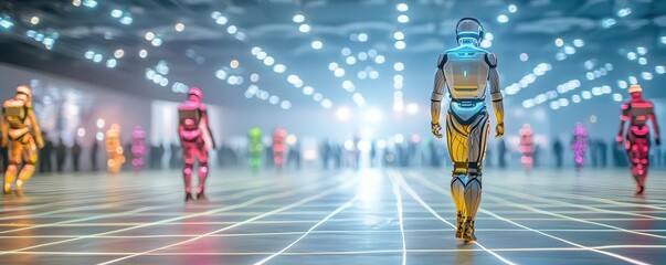 Obraz premium Robotic exoskeleton company