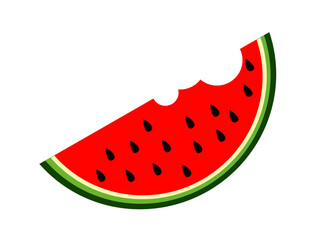 Fresh watermelon vector illustration design