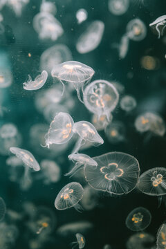 Quallen im Nords&oslash;en Oceanarium in Hirtshals