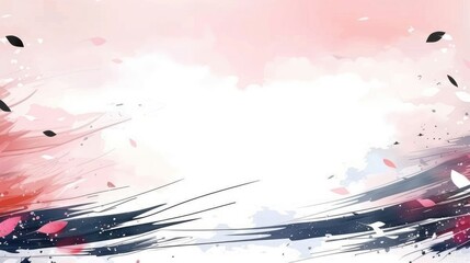 Abstract digital artwork featuring soft colors and dynamic brush strokes, ideal for backgrounds.