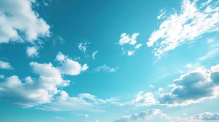 Fototapeta premium Blue sky cloud gradient light white background. Beauty dummer clear cloudy in sunshine calm bright winter air bacground. environment day horizon skyline view spring