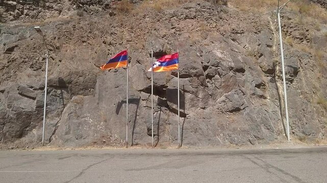 ナゴルノカラバフ国境Nagorno-Karabakh Border