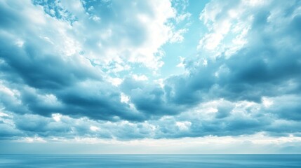 Fototapeta premium Blue sky cloud gradient light white background. Beauty dummer clear cloudy in sunshine calm bright winter air bacground. environment day horizon skyline view spring