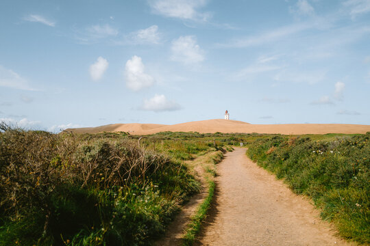 Weg zum Leuchtturm Rubjerg Knude Fyr