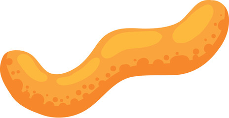 Cartoon bacteria. Biological virus and infectious bacterias. Microbe and allergens, microbiology research icon. Human healthcare neoteric vector