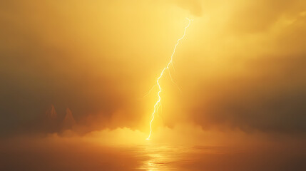 Energy burst generated by intense lightning