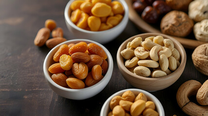 mixed nuts in a bowl