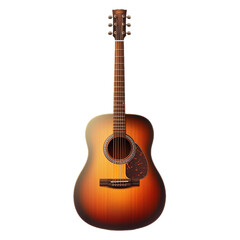 Obraz premium acoustic guitar isolated on white