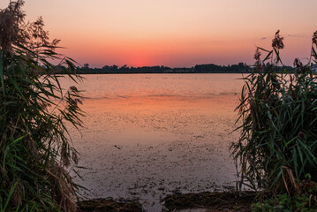 Piękny wschód słońca, tapeta © Elżbieta Kaps