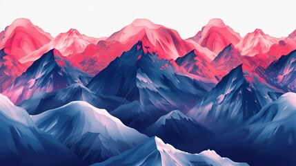 mountain pattern seamless wallpaper