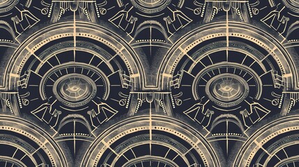 Fototapeta premium architectural pattern wallpaper