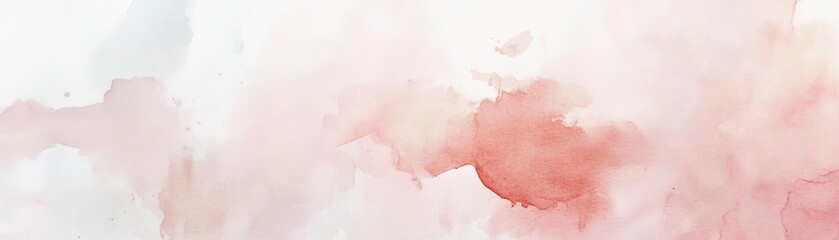 Fototapeta premium Abstract watercolor background featuring soft hues of pink and white, perfect for artistic projects and creative designs.