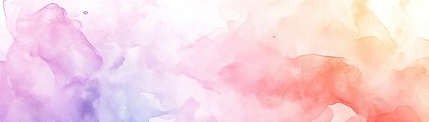 Fototapeta premium A vibrant blend of pastel colors creating a soft, abstract watercolor background for artistic designs and creative projects.