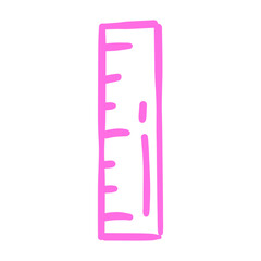 Hand Drawn School Equipment Illustration for Educational Design